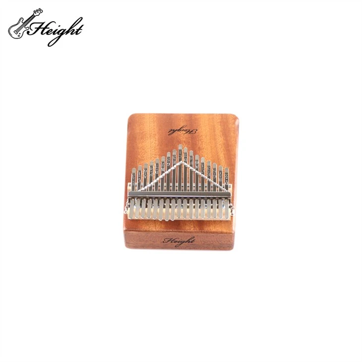 17 Key Solid Sapele Thumb Piano With EQ