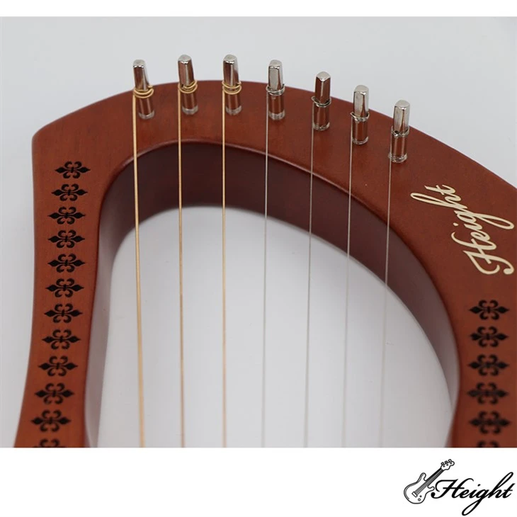 LY01 21 Strings Lever Harp Solid Mahogany